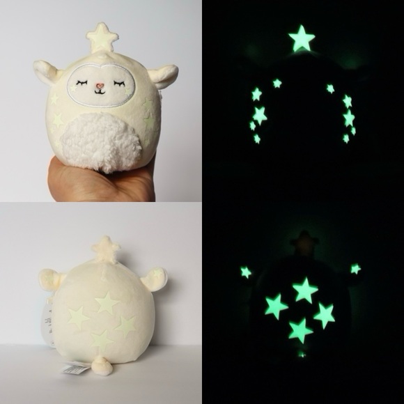 Glow in the Dark Sophie the Sleeping Sheep 4.5” Squishmallow Animal Plush Toy - Picture 1 of 9